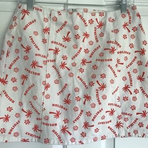 Glamorous Brand denim holiday mini skirt 8 Dolls Kill